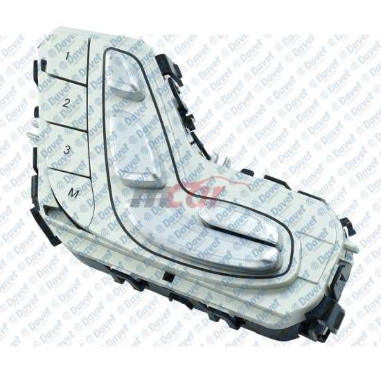 MCAR AN-558SL Koltuk Ayar Dugmesi Sol Beyaz Isik W213  ####